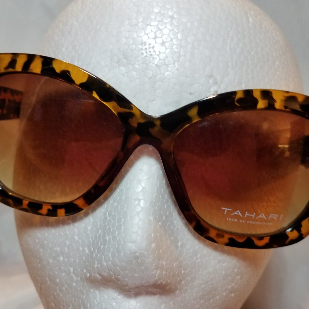 NWT Tahari Tortoise Sunglasses TH558
